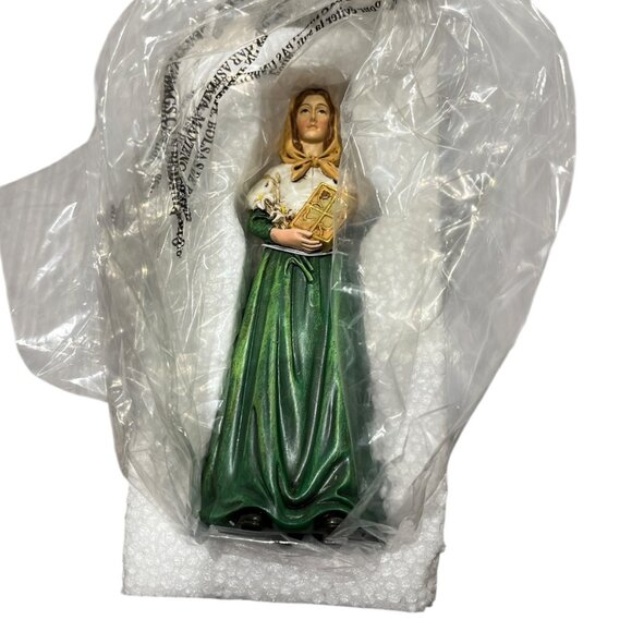 Joseph's Studio Roman Inc. St. Dymphna Figurine Statue 5.5" Tall Gift Prayerful - Picture 5 of 13